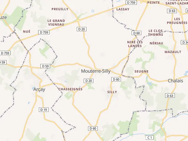Plan de Mouterre-Silly