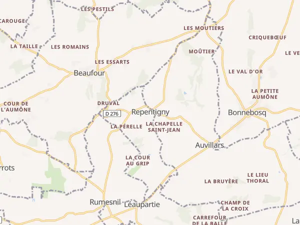 Plan de Repentigny