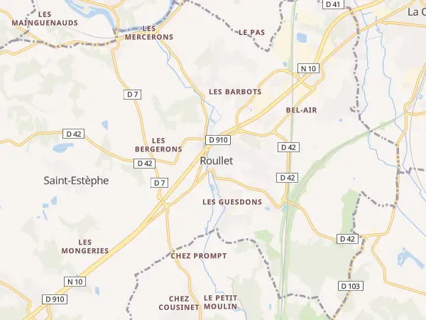 Plan de Roullet-Saint-Estèphe