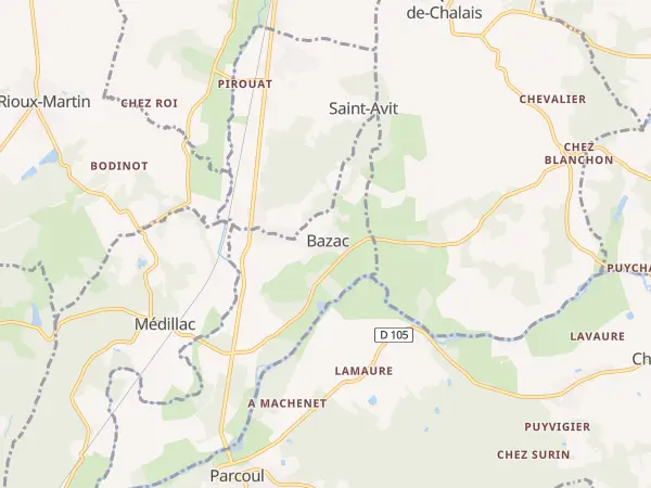 Plan de Bazac