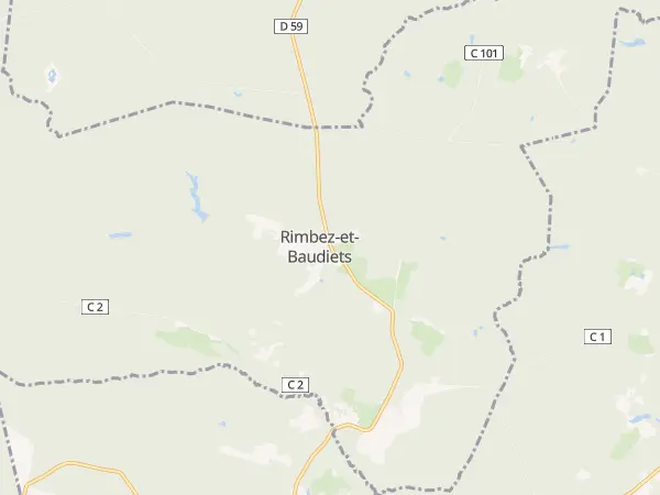 Plan de Rimbez-et-Baudiets