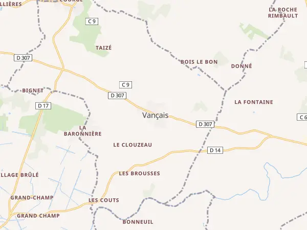 Plan de Vançais
