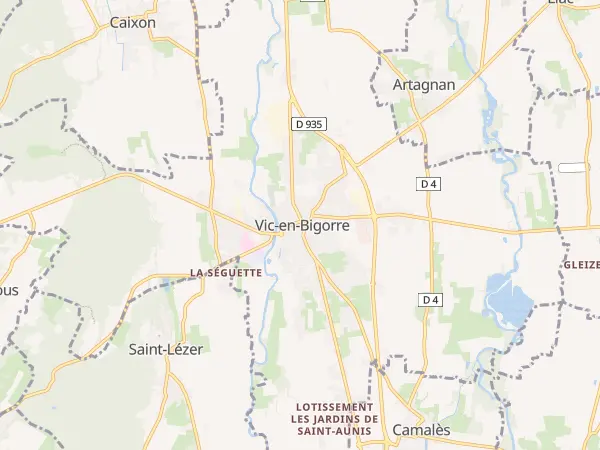 Plan de Vic-en-Bigorre