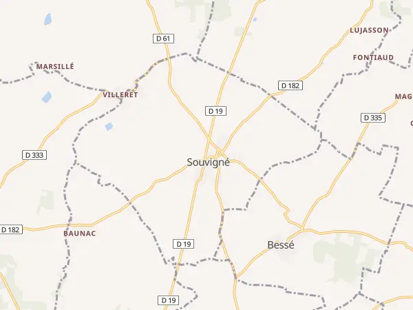 Plan de Souvigné