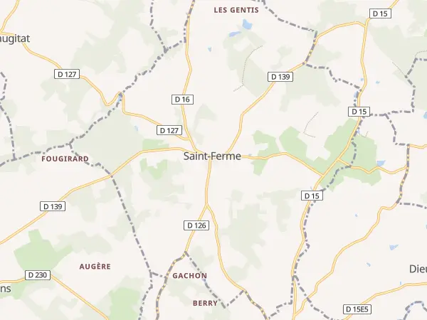 Plan de Saint-Ferme