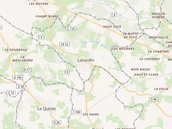 Plan de Lavardin