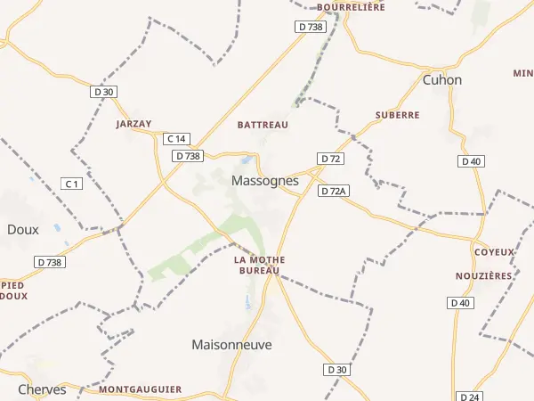 Plan de Massognes