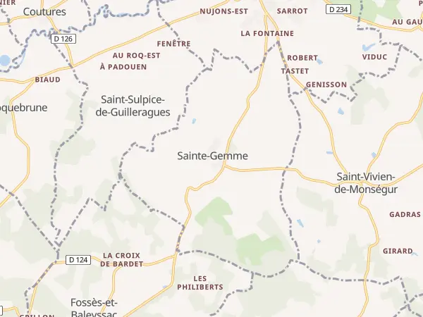 Plan de Sainte-Gemme
