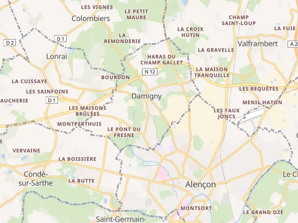 Plan de Damigny