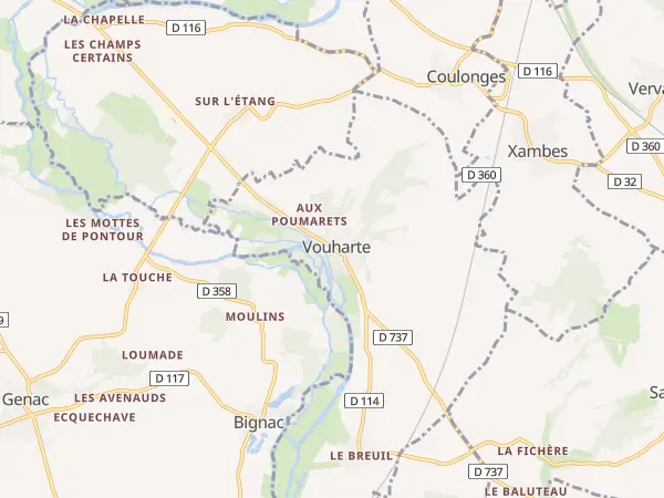 Plan de Vouharte