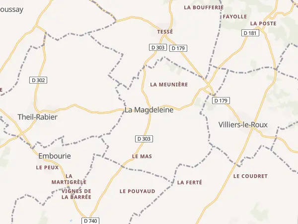 Plan de La Magdeleine