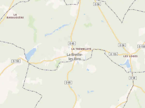 Plan de La Breille-les-Pins