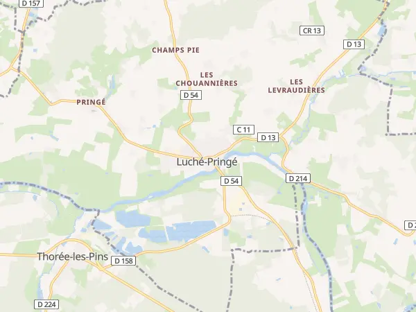 Plan de Luché-Pringé