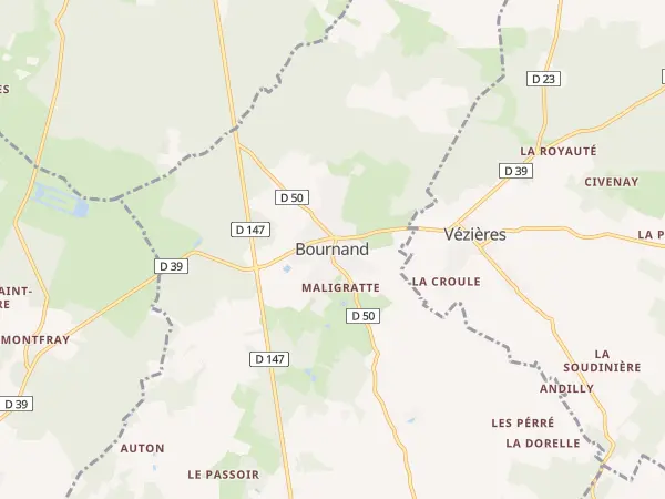 Plan de Bournand