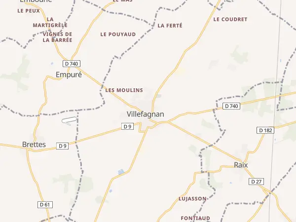 Plan de Villefagnan