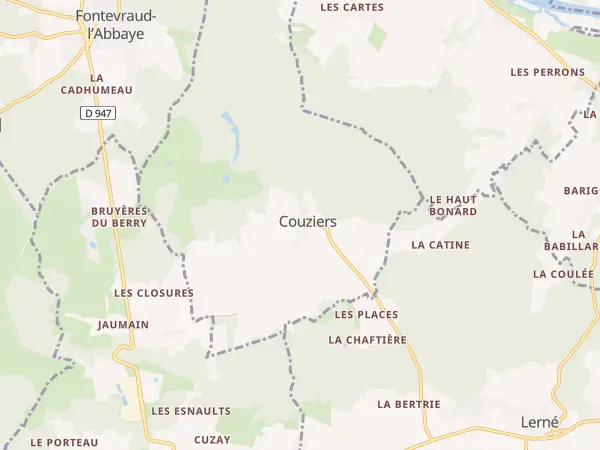 Plan de Couziers