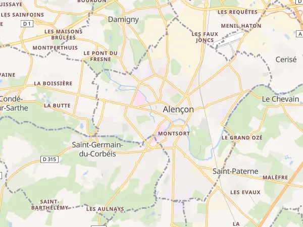 Plan de Alençon