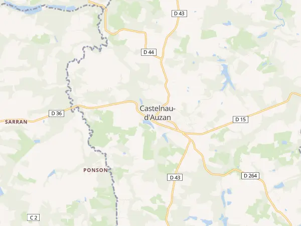 Plan de Castelnau d’Auzan Labarrère