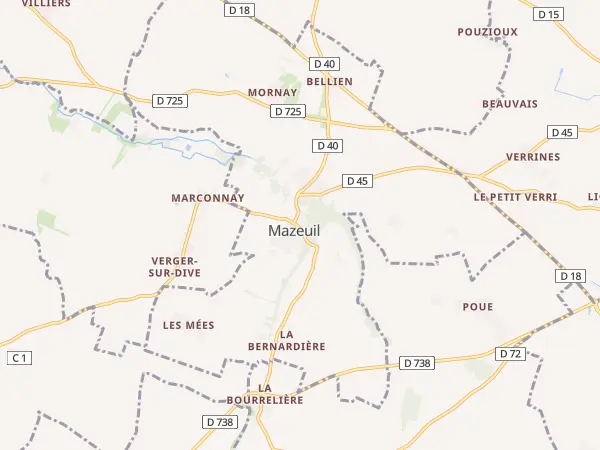 Plan de Mazeuil