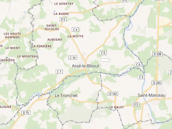 Plan de Assé-le-Riboul
