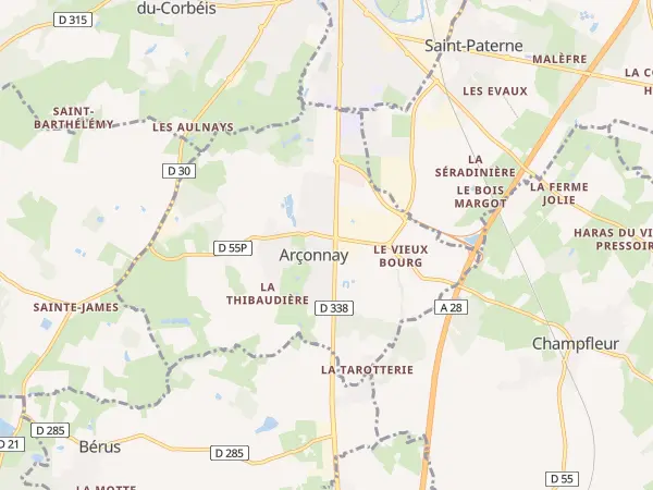 Plan de Arçonnay