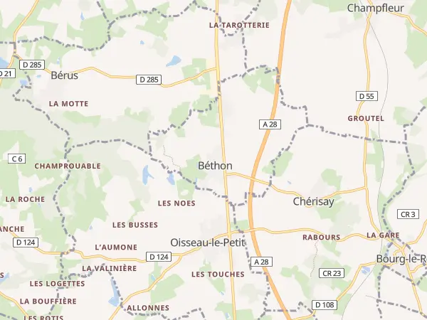 Plan de Béthon