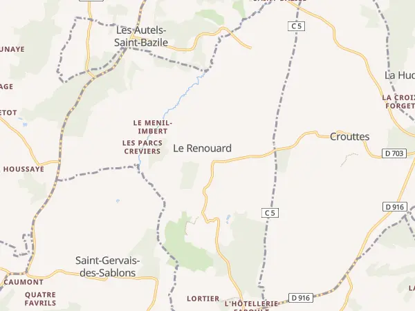 Plan du Renouard