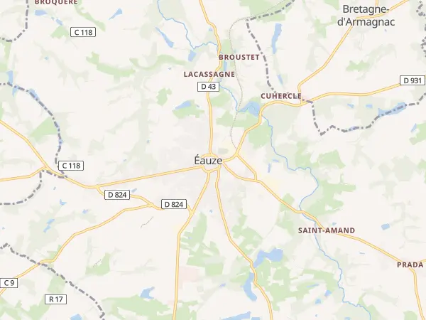 Plan de Eauze