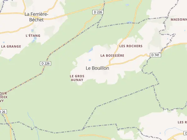 Plan du Bouillon
