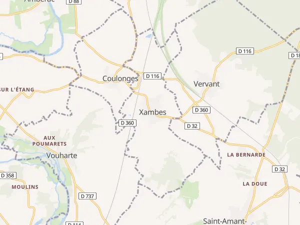 Plan de Xambes