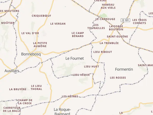 Plan du Fournet