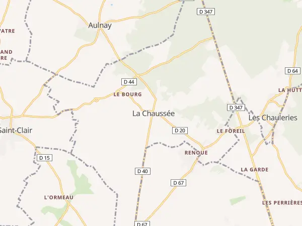 Plan de La Chaussée