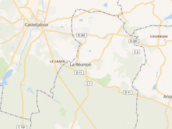 Plan de La Réunion