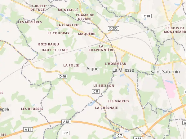 Plan de Aigné