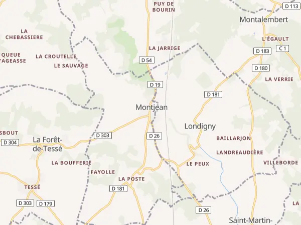 Plan de Montjean