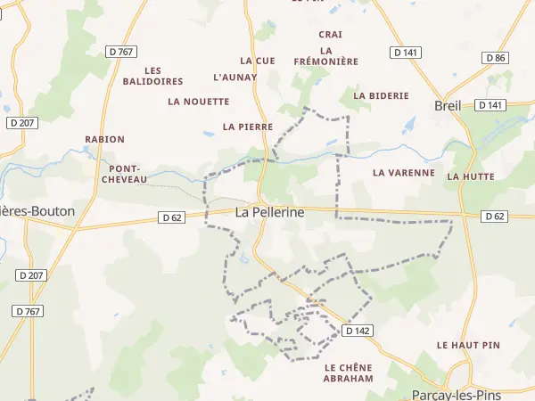 Plan de La Pellerine