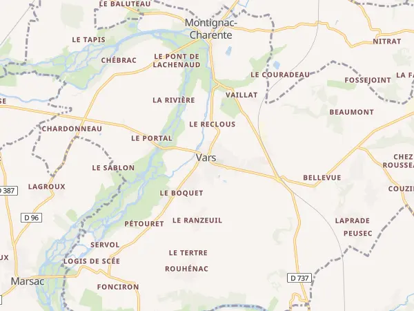 Plan de La Boixe