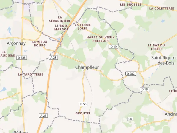 Plan de Champfleur