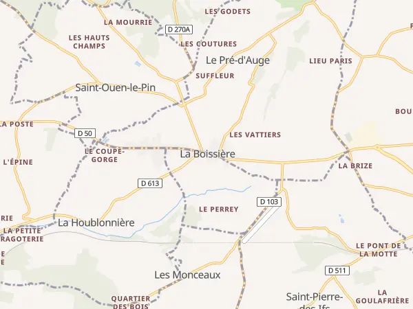 Plan de La Boissière