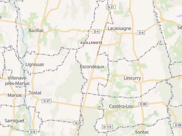 Plan de Escondeaux