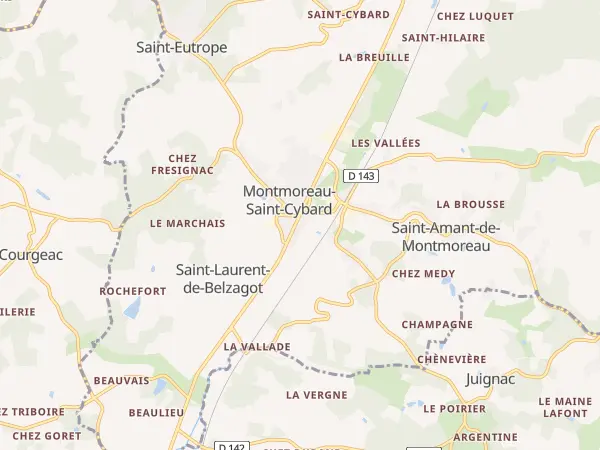 Plan de Montmoreau