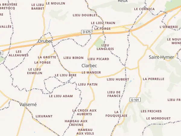 Plan de Clarbec