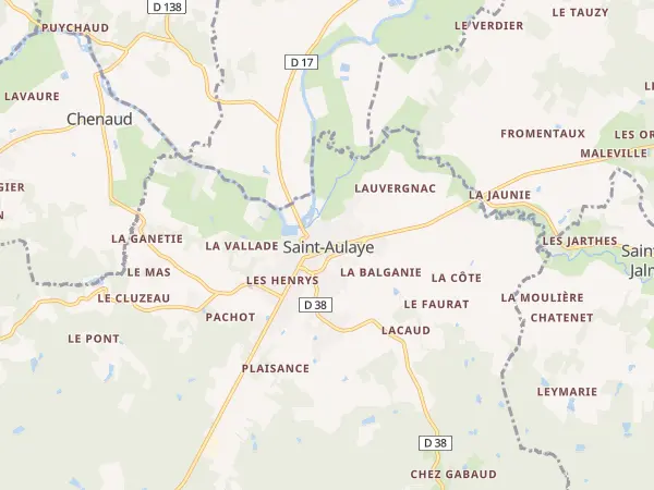 Plan de Saint Aulaye-Puymangou