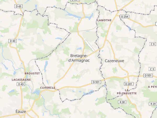 Plan de Bretagne-d’Armagnac