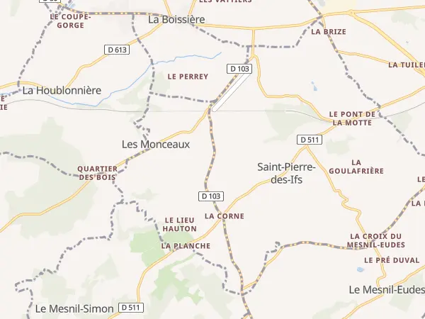 Plan des Monceaux