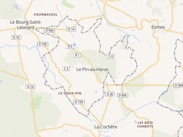 Plan du Pin-au-Haras