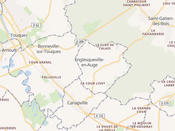 Plan de Englesqueville-en-Auge