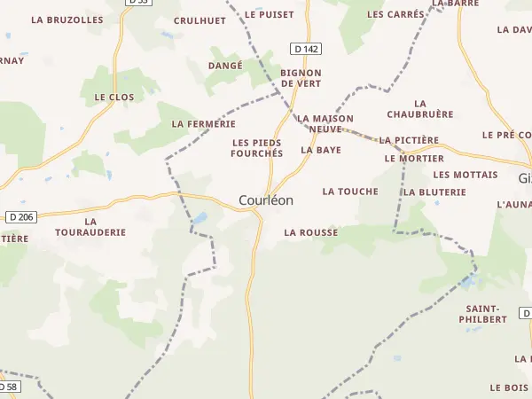 Plan de Courléon