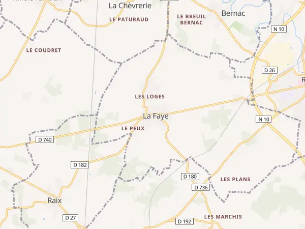 Plan de La Faye
