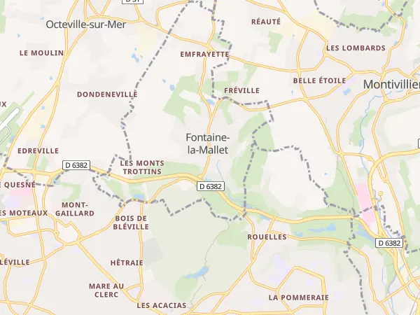 Plan de Fontaine-la-Mallet